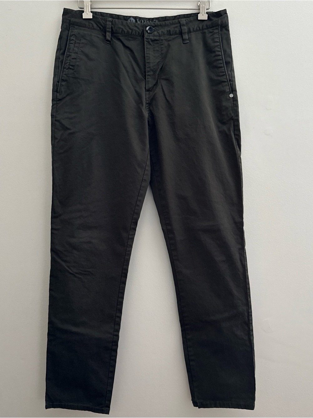 Vuori Collins Chino Pants Mens Size 32x30 Green slim Fit Casual Cotton Stretch